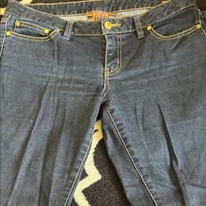 Tory Burch Dark Blue Straight Leg Jeans